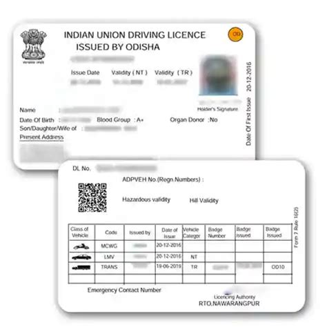 smart card licence form pdf odisha|Odisha Motor Vehicle Department.